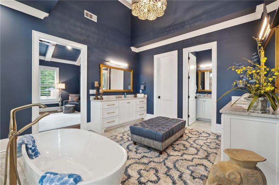 Furnished interior view inside a new home in , Cumming (Image 14). Furnished interior view inside a new home in , Cumming (Image 14).