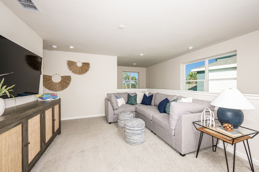 Representative furnished interior of a home built from the Brookstone by Mattamy Homes in Sanderling, Palmetto (Image 9). Representative furnished interior of a home built from the Brookstone by Mattamy Homes in Sanderling, Palmetto (Image 9).