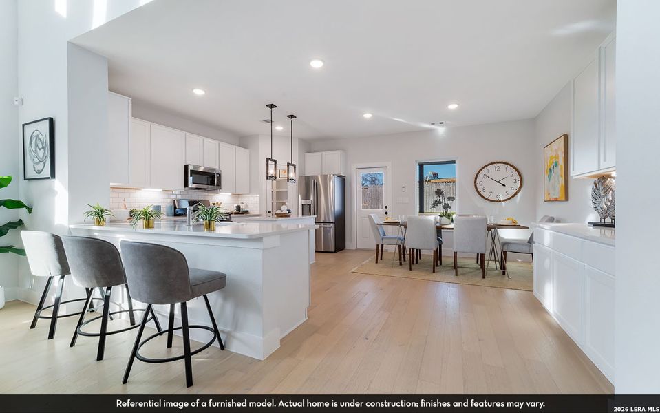 Furnished interior view inside a new home in Red Hawk Landing, San Antonio (Image 18).