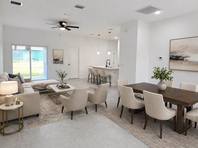 Furnished interior view inside a new home in , Palm Bay (Image 8).