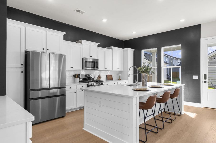 Furnished interior view inside a new home in Heron's Walk at Summers Corner, Summerville (Image 11).