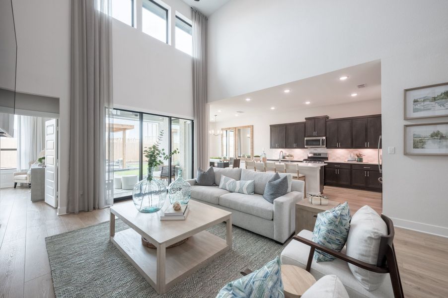 Representative furnished interior of a home built from the Goldeneye by Tri Pointe Homes in Jubilee 50′, Hockley (Image 67).