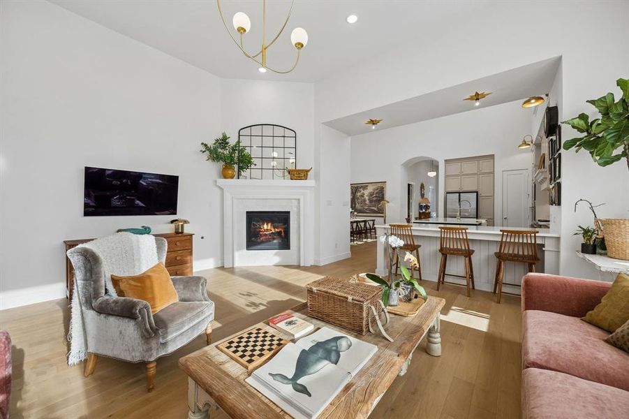 Furnished interior view inside a new home in , Rockwall (Image 35).