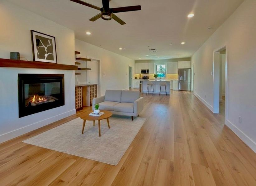 Furnished interior view inside a new home in , Wortham (Image 6). Furnished interior view inside a new home in , Wortham (Image 6).
