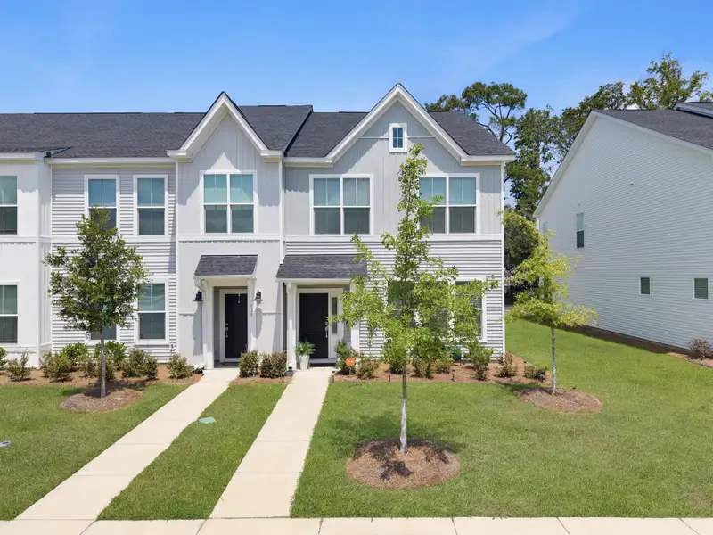Front exterior of a new home in , Summerville, SC, highlighting curb appeal (Image 21). Front exterior of a new home in , Summerville, SC, highlighting curb appeal (Image 21).