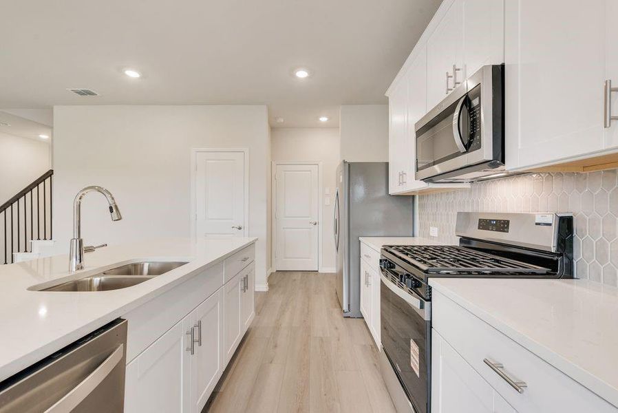 Furnished interior view inside a new home in Stella Hills, Denton (Image 6).