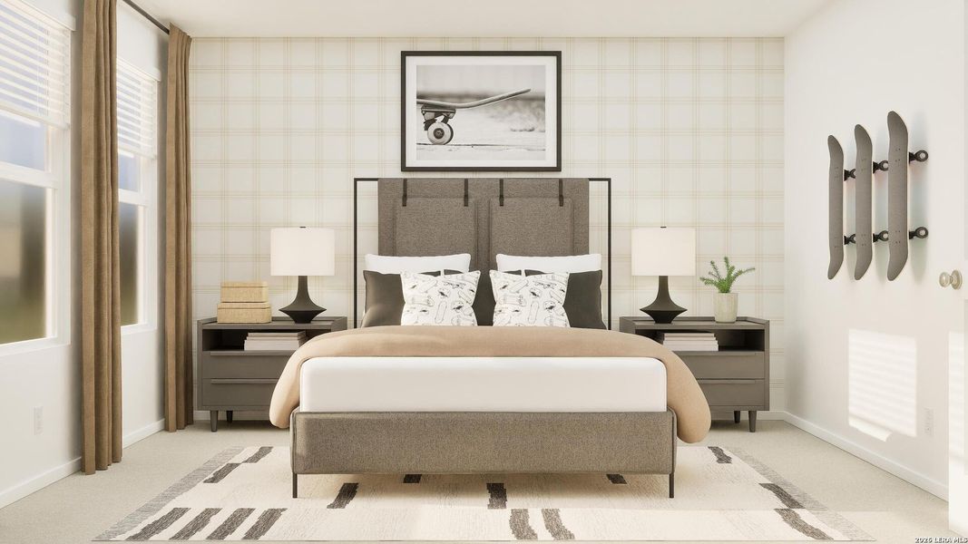 Furnished interior view inside a new home in Grace Valley, Marion (Image 45).