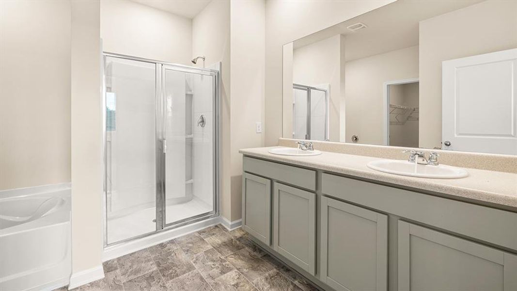 Furnished interior view inside a new home in Jackson Landing, Jefferson (Image 3). Furnished interior view inside a new home in Jackson Landing, Jefferson (Image 3).