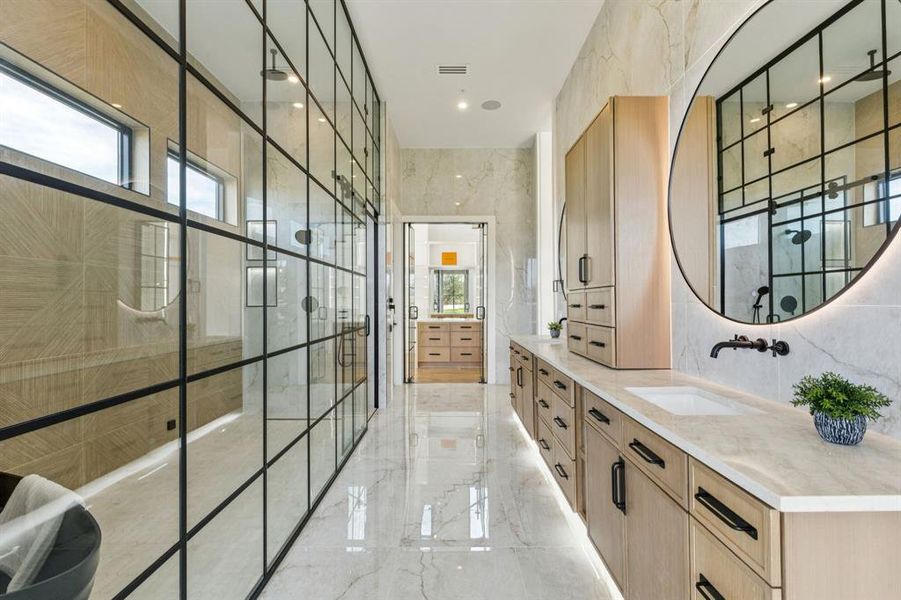 Furnished interior view inside a new home in , Bartonville (Image 10).