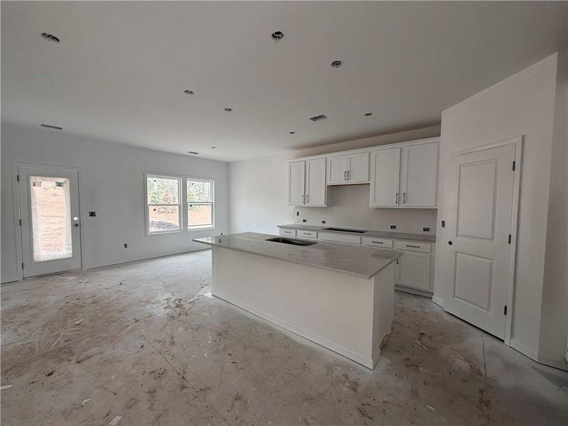 In-progress construction of a new home in Arbors at Richland Creek, Buford, GA (Image 18).