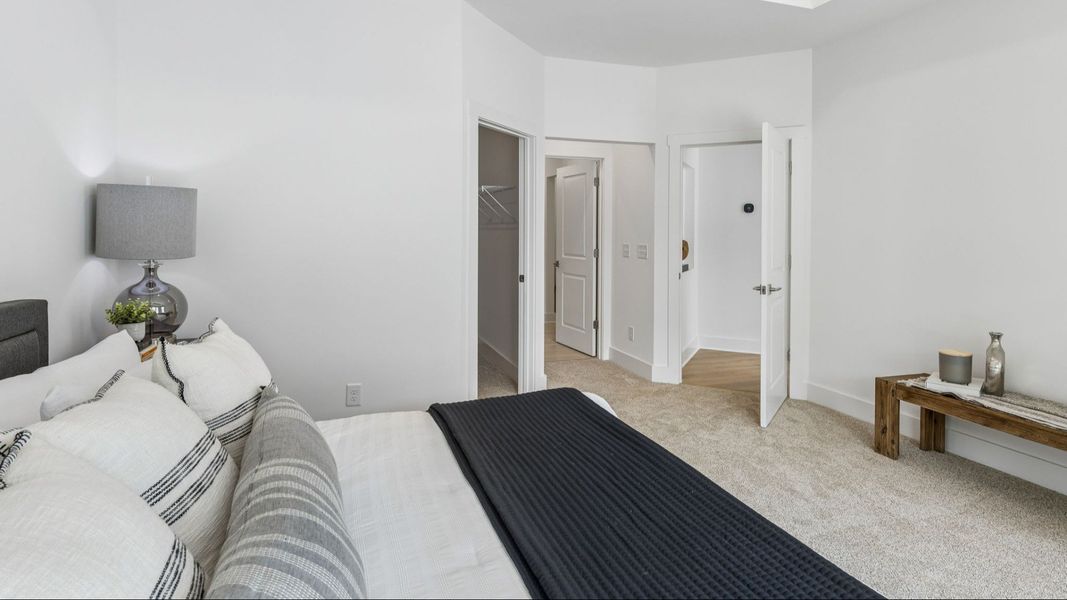 Furnished interior view inside a new home in The Courtyards at Stewarts Creek, Smyrna (Image 20).