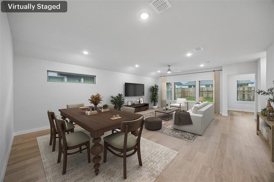 Furnished interior view inside a new home in , Lavon (Image 13).