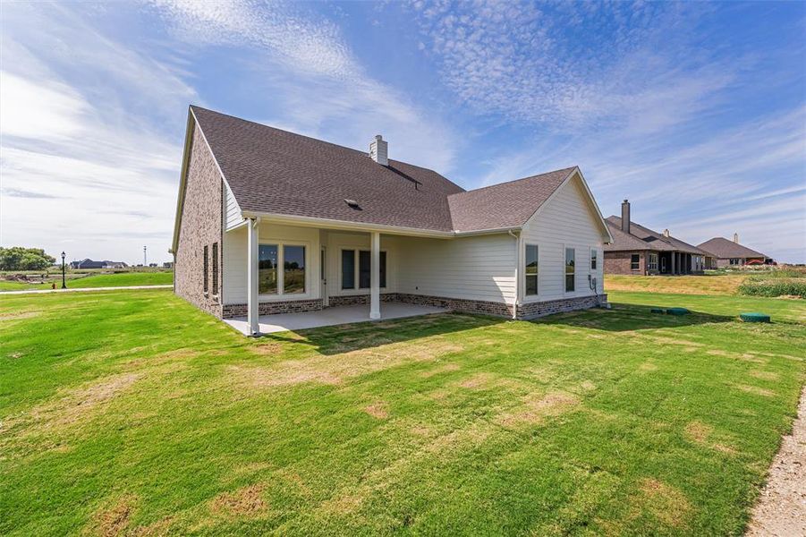 Exterior details and patio area of a home in Rocky Top, Krum (Image 25). Exterior details and patio area of a home in Rocky Top, Krum (Image 25).