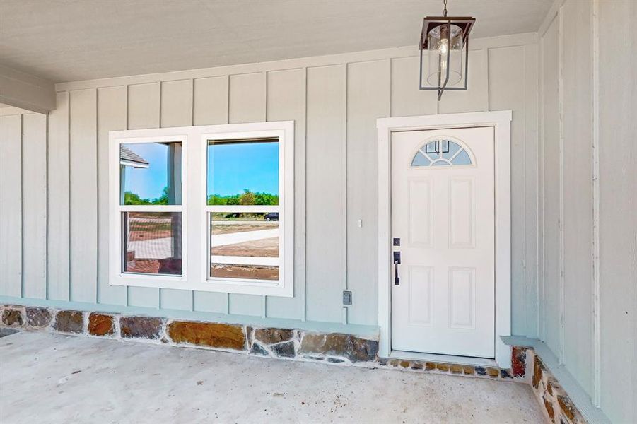 Exterior details and patio area of a home in , Sunset (Image 2).