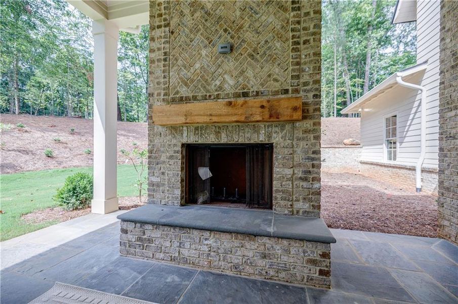 Exterior details and patio area of a home in , Canton (Image 13).