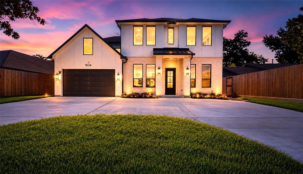 Front exterior of a new home in , Houston, TX, highlighting curb appeal (Image 2). Front exterior of a new home in , Houston, TX, highlighting curb appeal (Image 2).