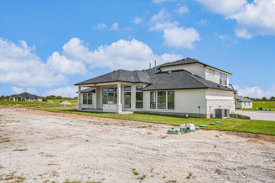 Representative exterior details of a home built from the Vanderpool II by Giddens Homes in Whispering Wind, Bertram (Image 40).