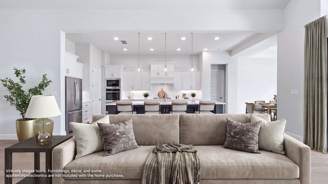 Furnished interior view inside a new home in Sonoma Verde, McLendon-Chisholm (Image 6).