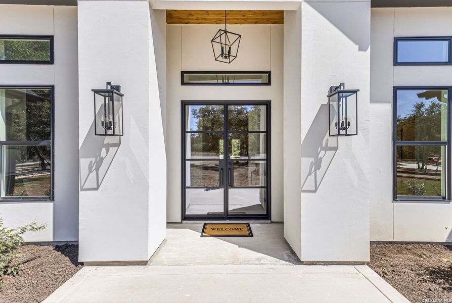 Exterior details and patio area of a home in , Boerne (Image 30).