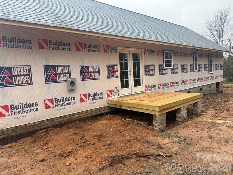 In-progress construction of a new home in , Stanfield, NC (Image 4).