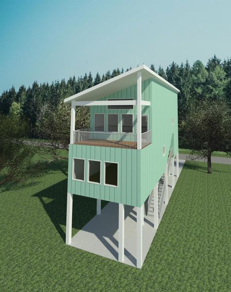 Artist rendition of the front elevation. Artist rendition of the front elevation.