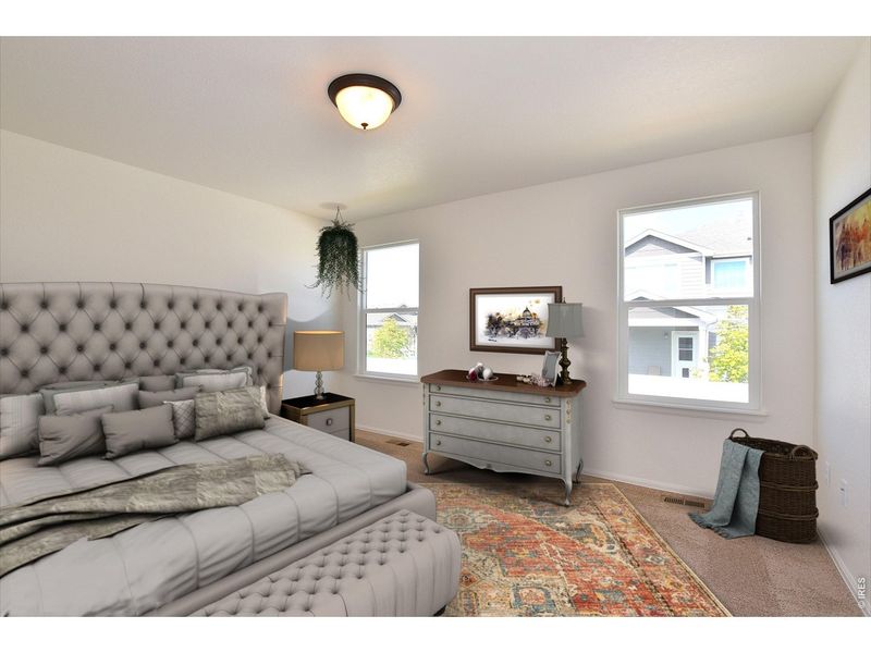 Furnished interior view inside a new home in , Greeley (Image 13).