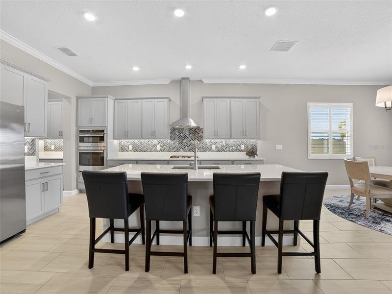 Furnished interior view inside a new home in , Parrish (Image 16).