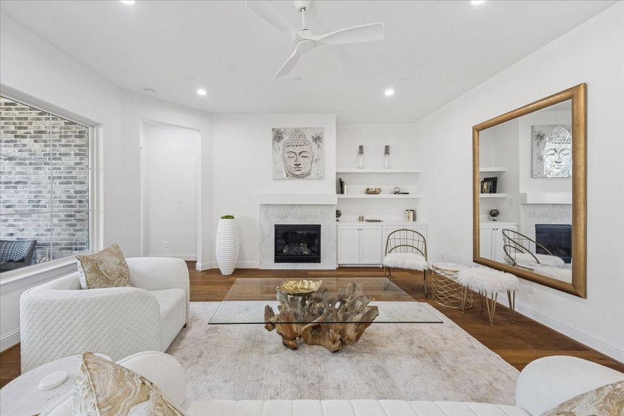 Furnished interior view inside a new home in , Houston (Image 11).