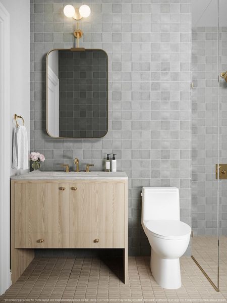 Furnished interior view inside a new home in , Charleston (Image 32).