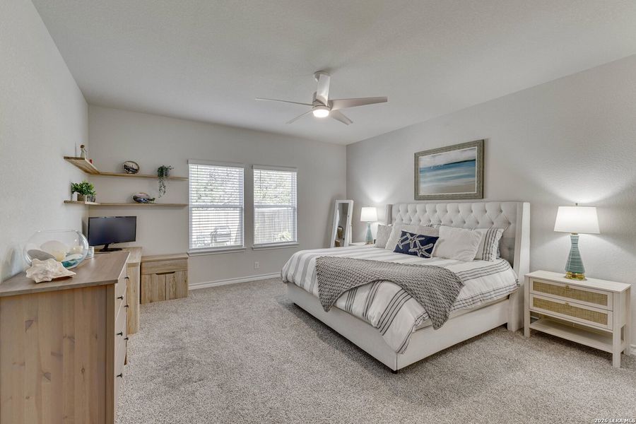 Furnished interior view inside a new home in Brookstone Creek, San Antonio (Image 7).