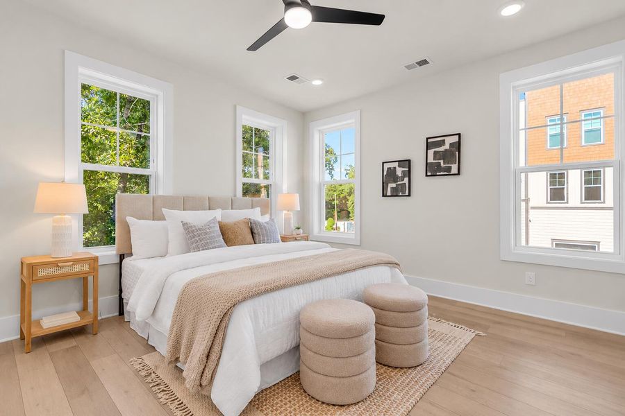 Furnished interior view inside a new home in , North Charleston (Image 18).