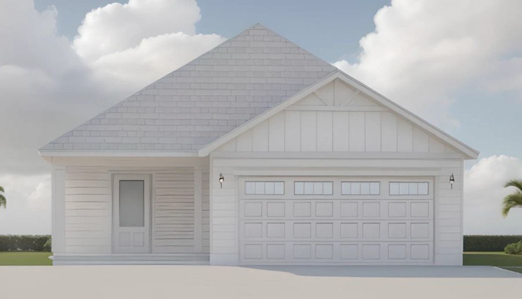 2D floor plan layout of this home in Osprey Landing, Southport, NC (Image 11).