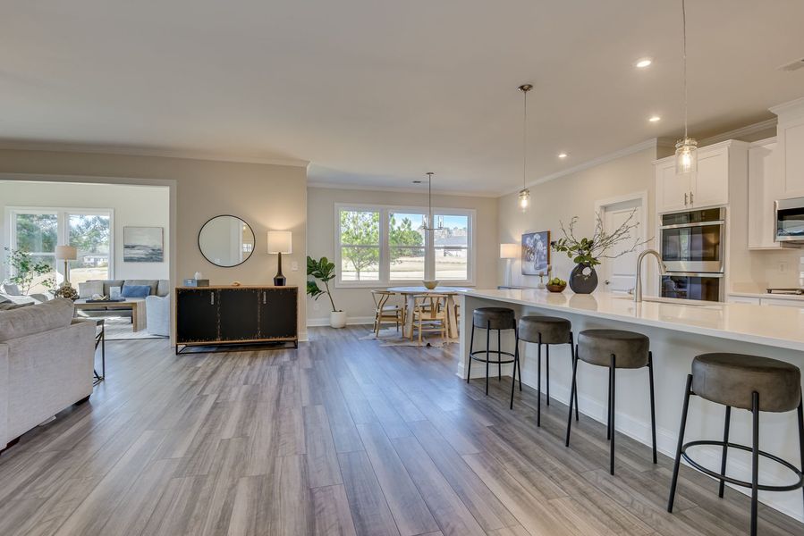Kitchen and Family Room