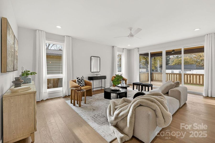 Furnished interior view inside a new home in , Charlotte (Image 9). Furnished interior view inside a new home in , Charlotte (Image 9).