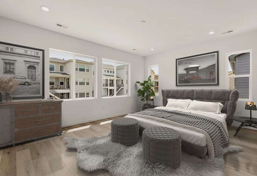 Homesite 9 Primary Bedroom - Virtually Staged - 13 of 18 Homesite 9 Primary Bedroom - Virtually Staged - 13 of 18