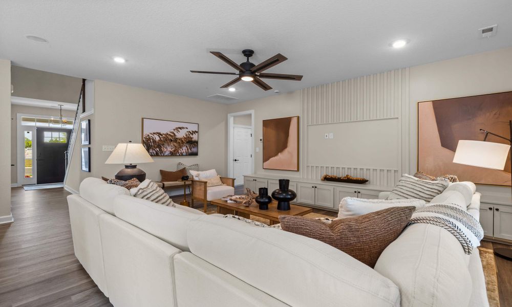 Representative furnished interior of a home built from the The Waverunner by Chesapeake Homes in Bridgewater - Shorehaven Village, Little River (Image 21).