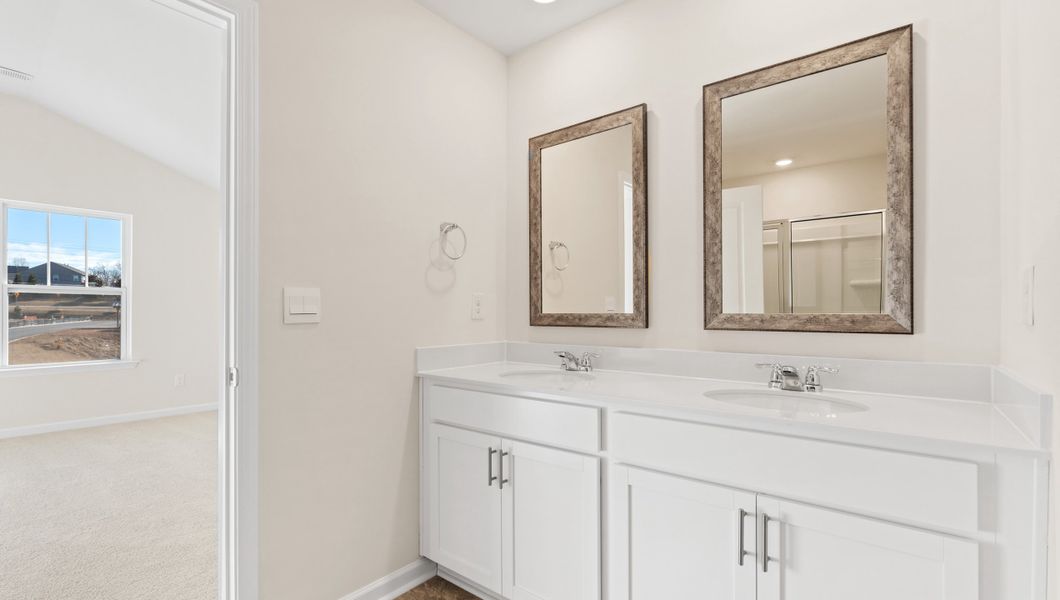 Furnished interior view inside a new home in Brookside Ridge Townhomes, Greer (Image 12).