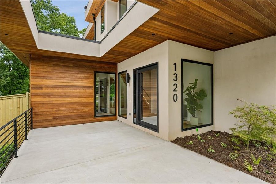 Exterior details and patio area of a home in , Brookhaven (Image 27). Exterior details and patio area of a home in , Brookhaven (Image 27).