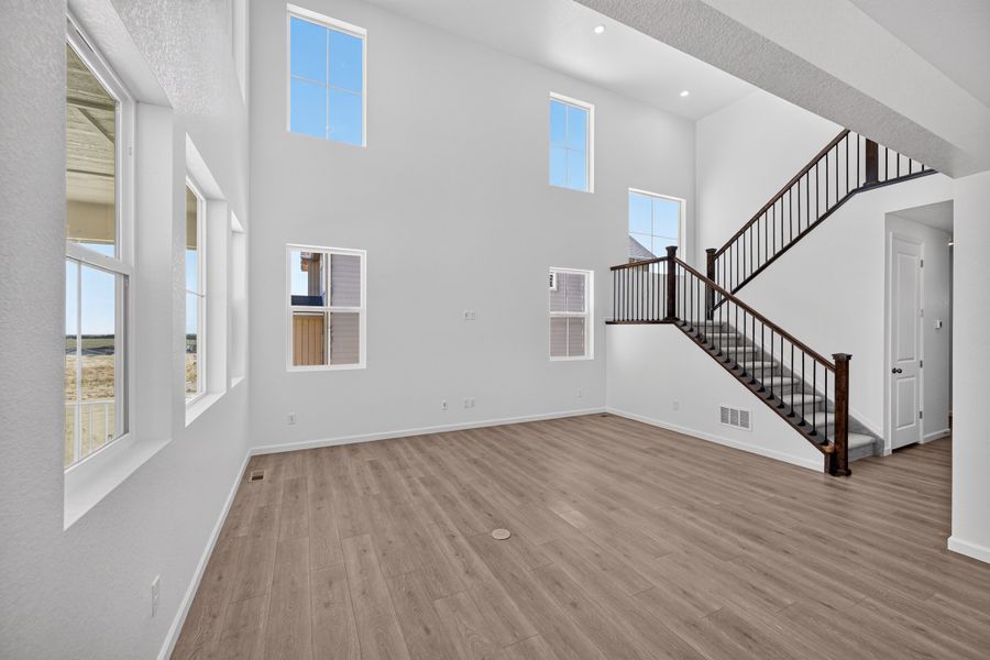 Spacious, unfurnished interior of a new home in The Town Collection at Independence, Elizabeth (Image 13).