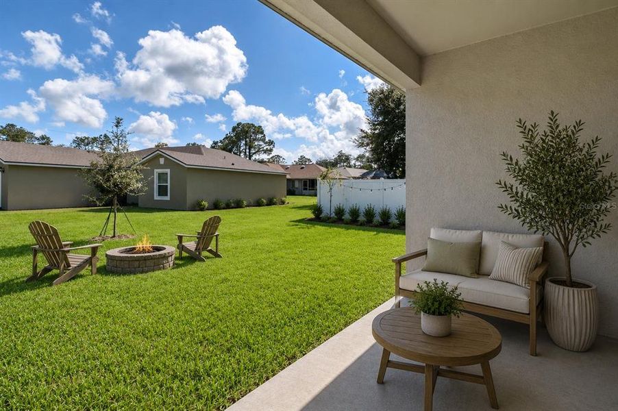 Exterior details and patio area of a home in , Palm Coast (Image 21).