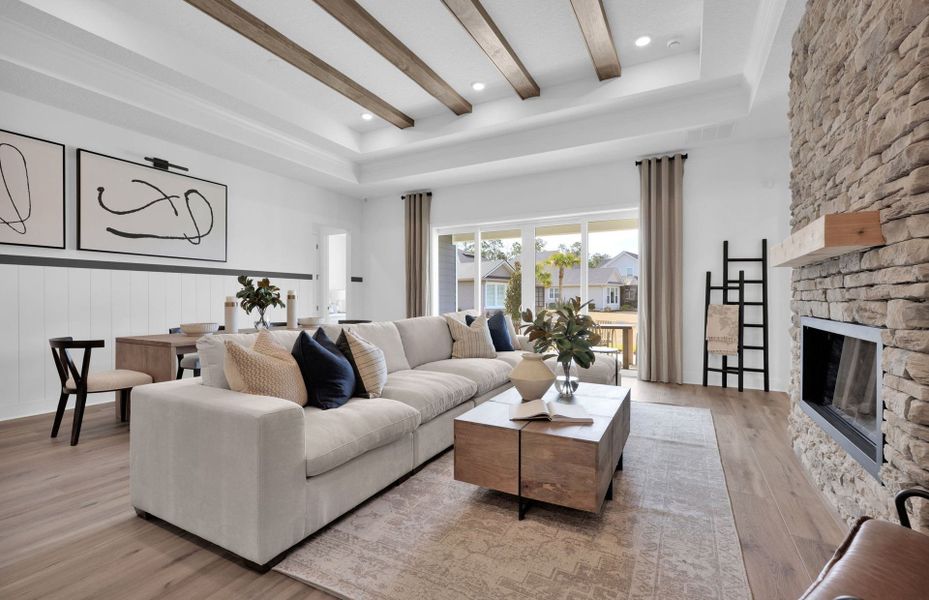 Furnished interior view inside a new home in Fiddler's Cove, Kingsland (Image 16).