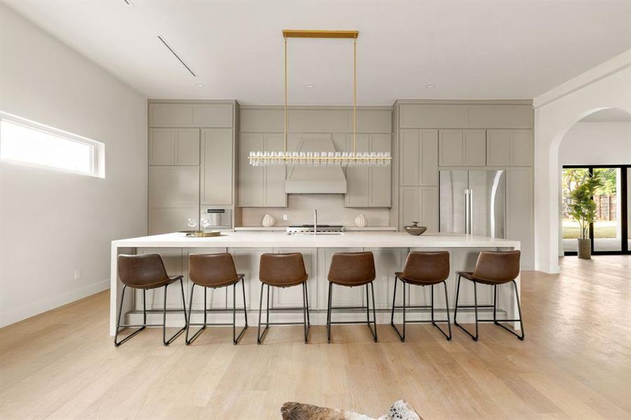 Furnished interior view inside a new home in , Dallas (Image 27).