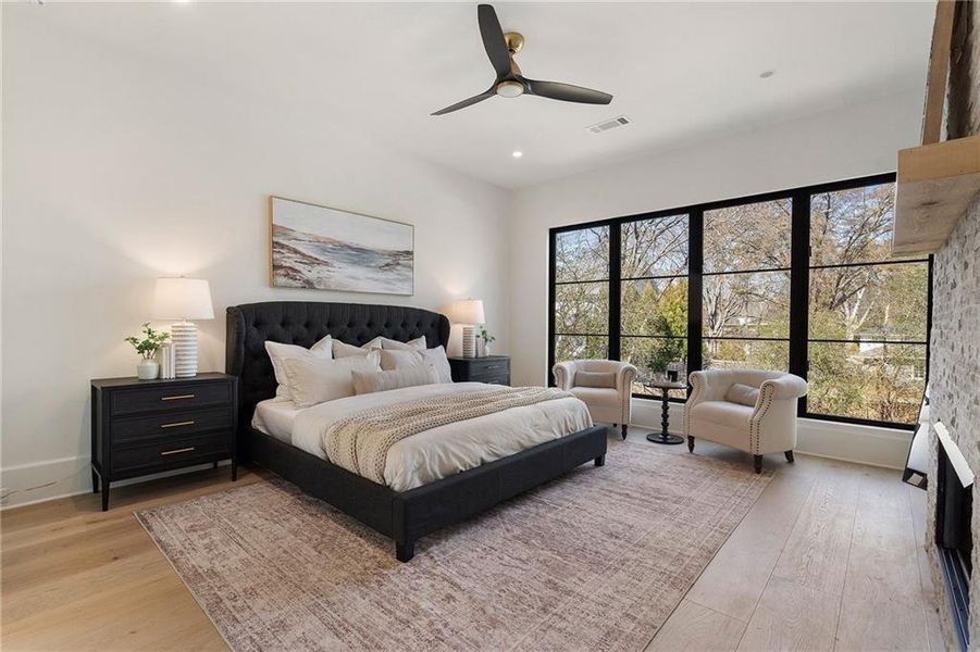 Furnished interior view inside a new home in , Alpharetta (Image 16). Furnished interior view inside a new home in , Alpharetta (Image 16).