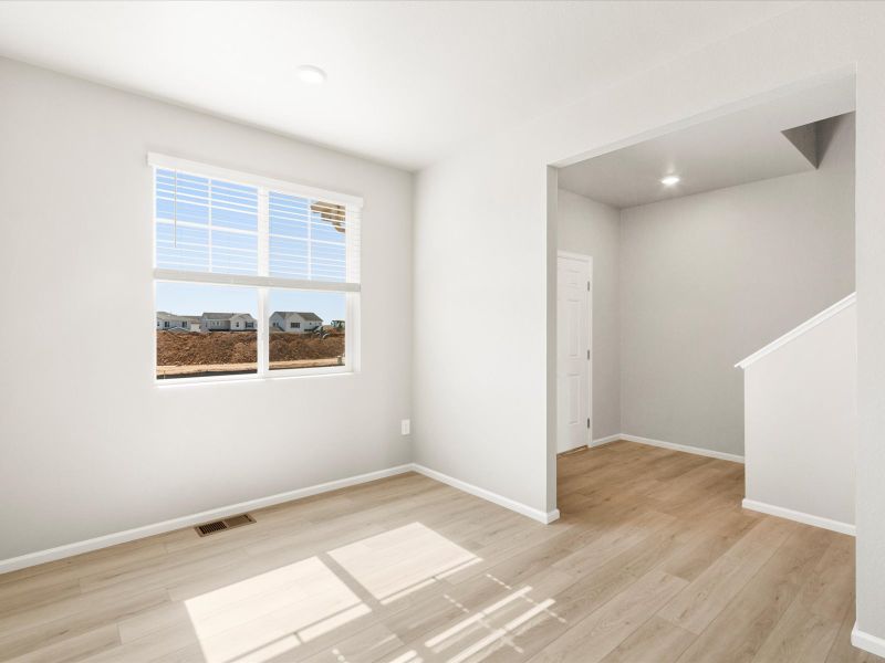 Spacious, unfurnished interior of a new home in Revere at Johnstown, Johnstown (Image 11). Spacious, unfurnished interior of a new home in Revere at Johnstown, Johnstown (Image 11).
