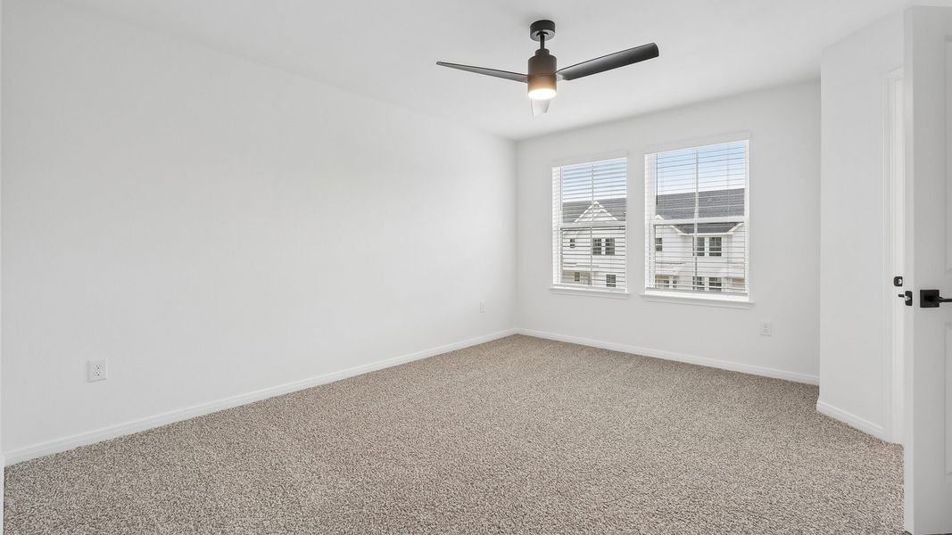Spacious, unfurnished interior of a new home in Avery Centre, Round Rock (Image 27). Spacious, unfurnished interior of a new home in Avery Centre, Round Rock (Image 27).