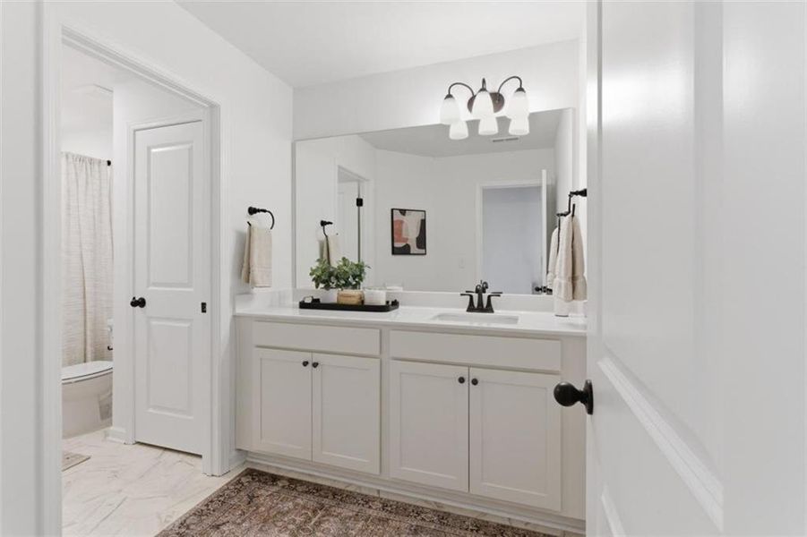 Furnished interior view inside a new home in Park Center Pointe, Mableton (Image 18).