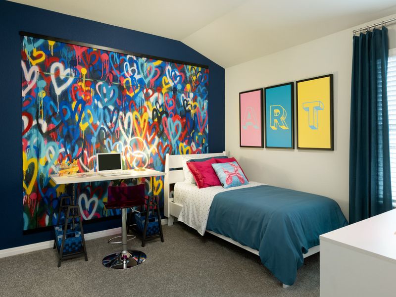 Furnished interior view inside a new home in Lexington Parke, Del Valle (Image 9).