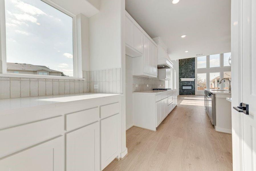 Furnished interior view inside a new home in Trails at Cottonwood Creek, Rowlett (Image 8).