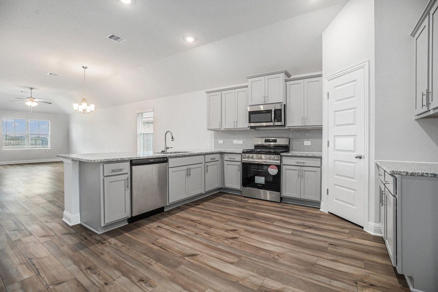 Furnished interior view inside a new home in Lago Mar, Texas City (Image 6). Furnished interior view inside a new home in Lago Mar, Texas City (Image 6).
