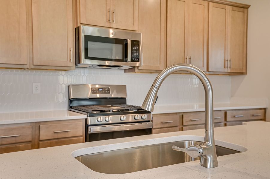 Close-up of interior finishes inside a home in The Beacon at Old Peachtree Single Family Homes, Lawrenceville (Image 20).